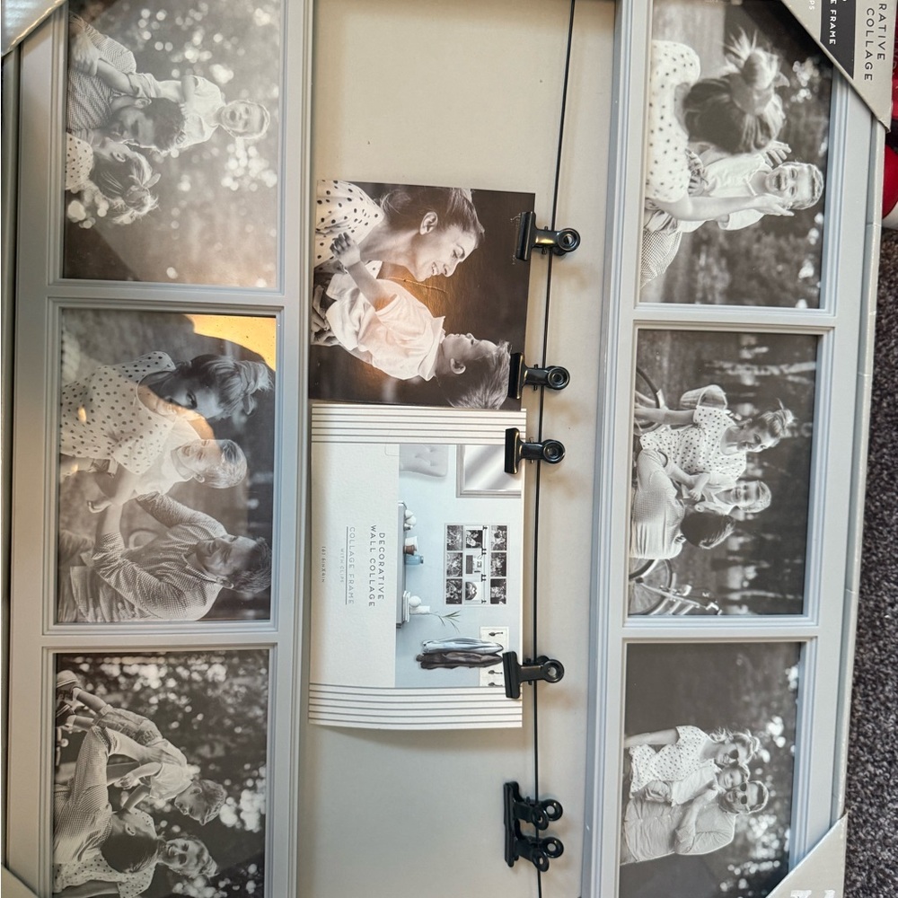 Gray Collage Picture Frame